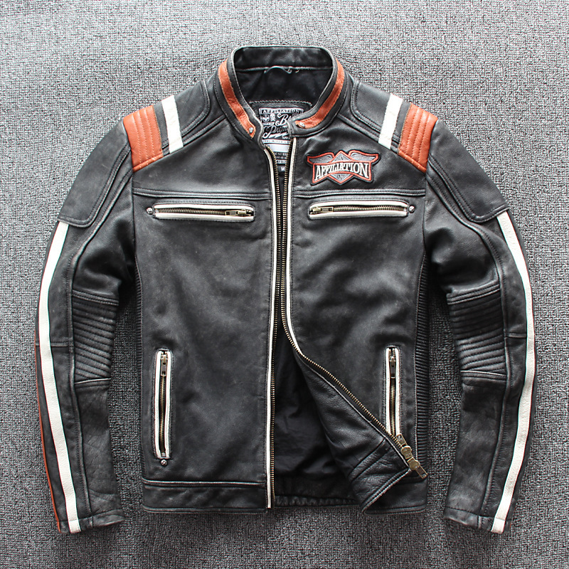 Men's Motorcycle Leather Jacket