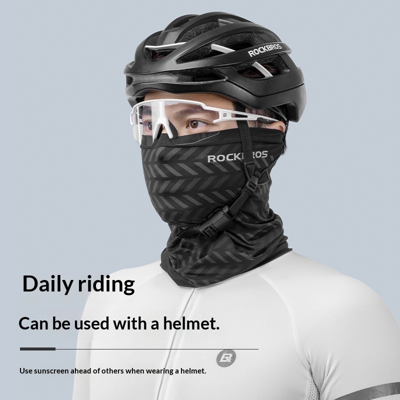 Ice-silk Magic Headscarf For Cycling And Motorcycling Summer Mens Neck Gaiter